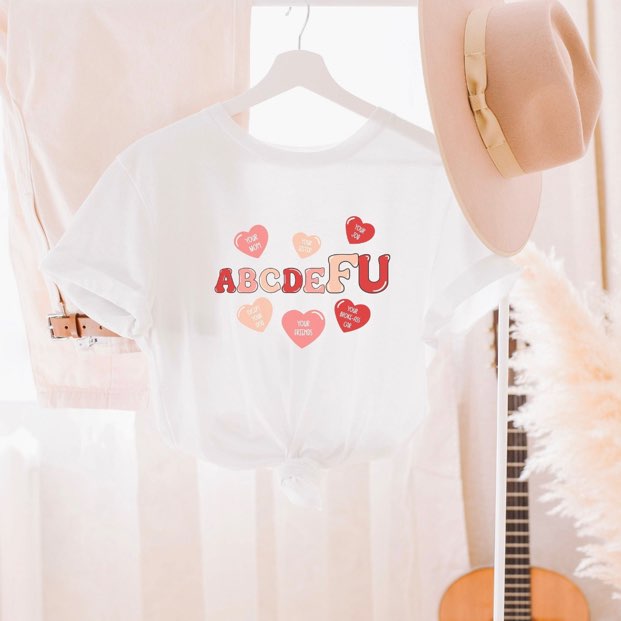 Red & Pink Hearts Graphic Tee & Sweatshirt – Unisex Bella+Canvas | S–4X
