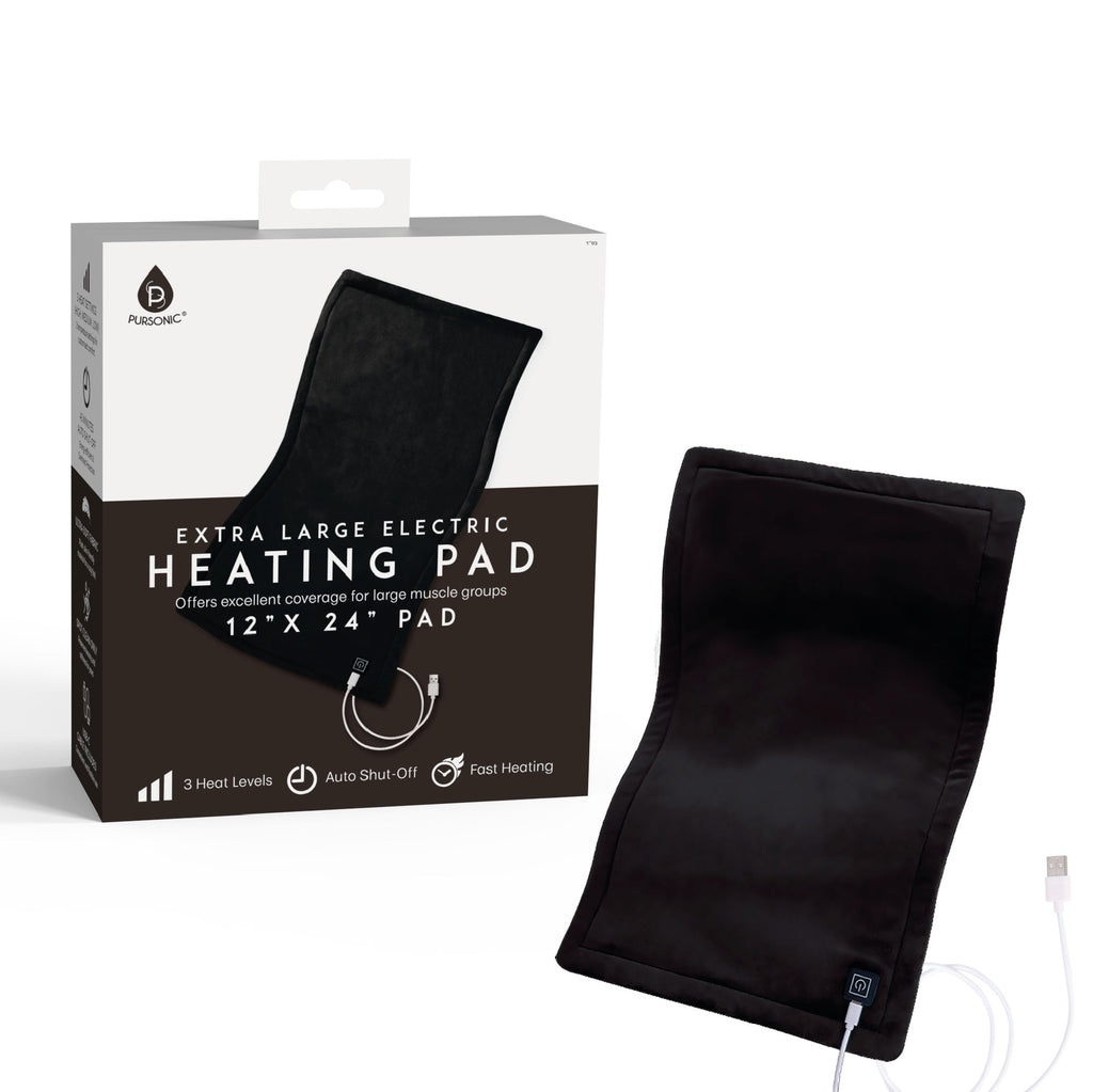 LED Fast Charging Power Bank & Extra Large Electric Heating Pad-1