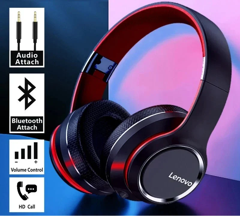 Over-Ear Foldable Wireless Headphone Black-1