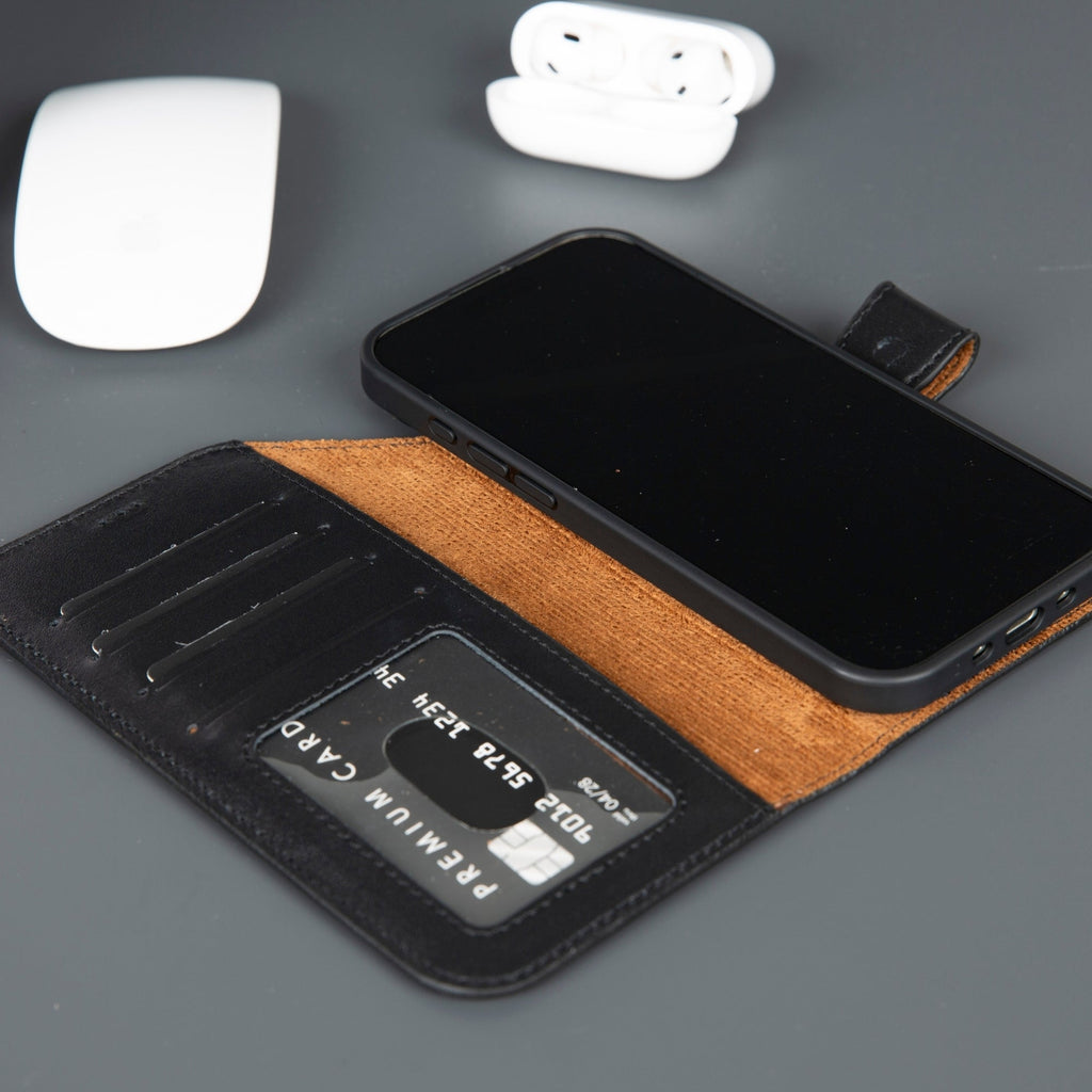 Casper iPhone 17 Leather Wallet Case – MagSafe Compatible