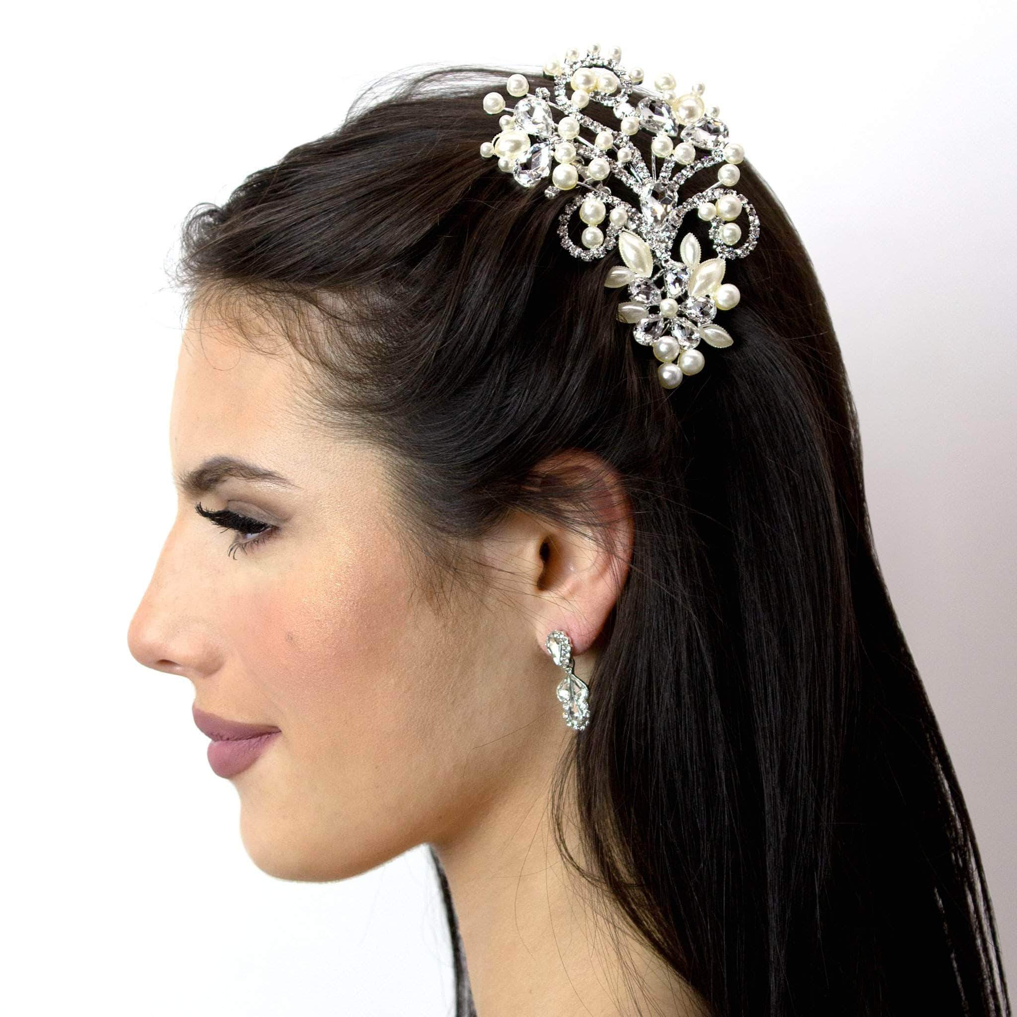 #16558 - Floral Breeze Comb Side Hair Comb