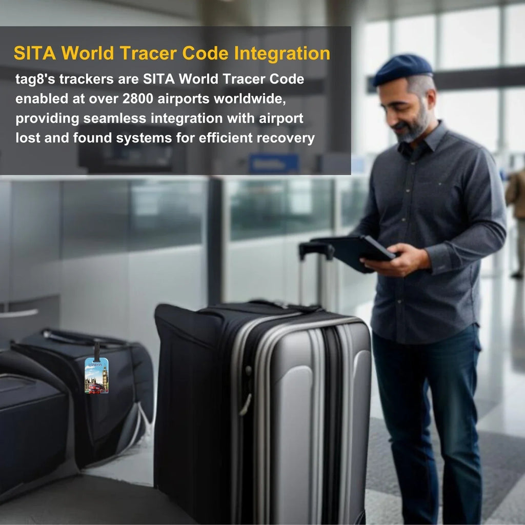 Smart Bag Security Tag - London [Pack 2]-4