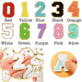Self Adhesive Chenille Number Patches-0